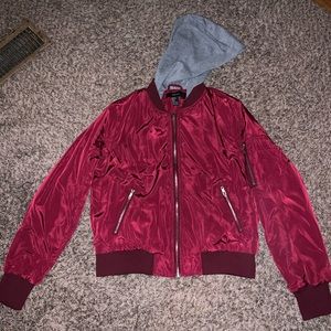 Hooded Bomber Jacket
